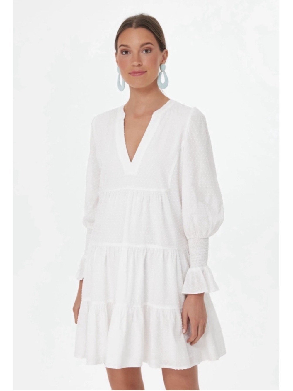 Pomander Place by Tuckernuck Kenzo Tiered Mini Dress Lg Women Preppy Party